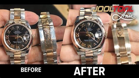 how to polish a rolex